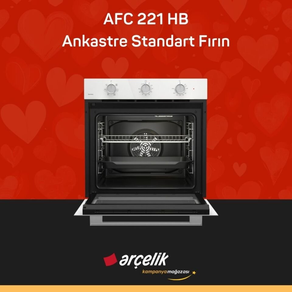 ARÇELİK AFC 221 HB Ankastre Standart Fırın