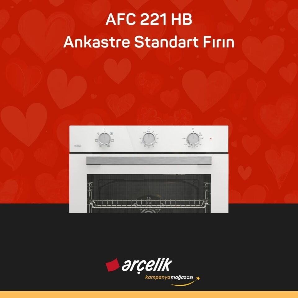 ARÇELİK AFC 221 HB Ankastre Standart Fırın
