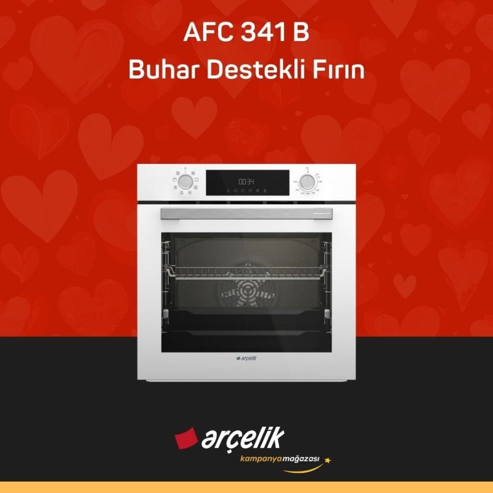 ARÇELİK AFC 341 B Buhar Destekli Fırın