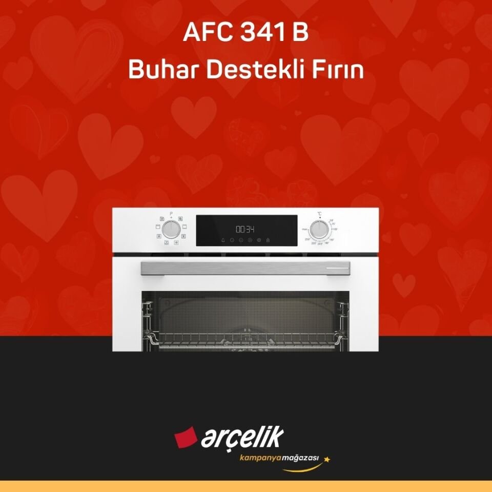 ARÇELİK AFC 341 B Buhar Destekli Fırın
