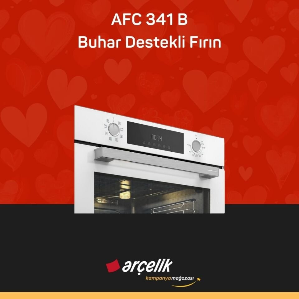 ARÇELİK AFC 341 B Buhar Destekli Fırın