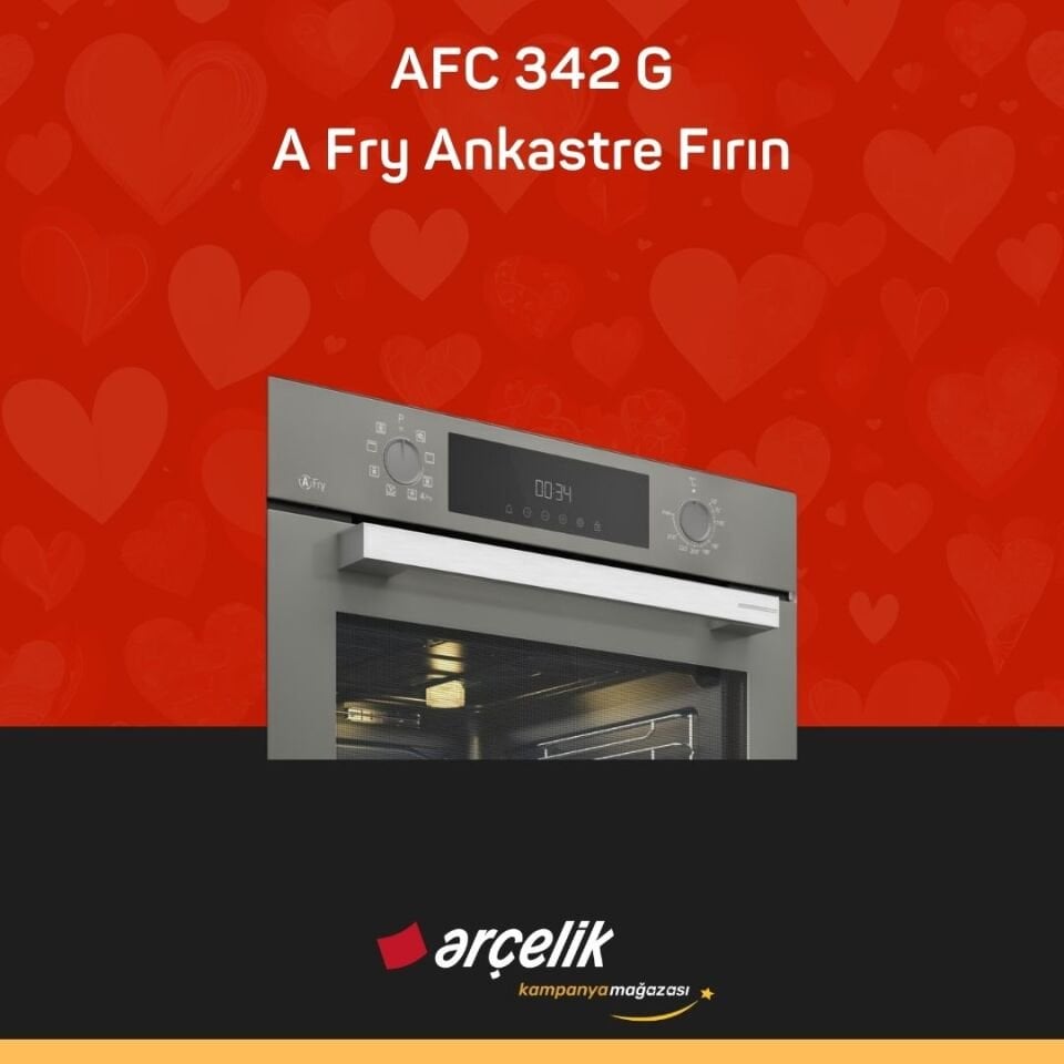 ARÇELİK AFC 342 G A Fry Ankastre Fırın