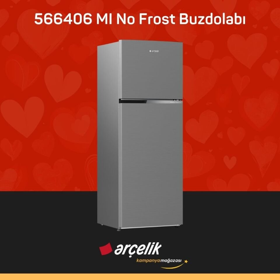 ARÇELİK 566406 MI Üstten Donduruculu Buzdolabı