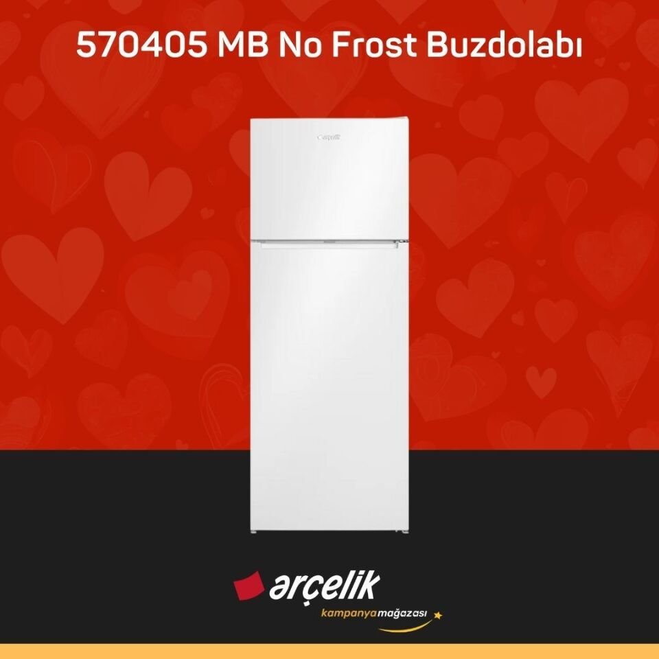 ARÇELİK 570405 MB Üstten Donduruculu Buzdolabı