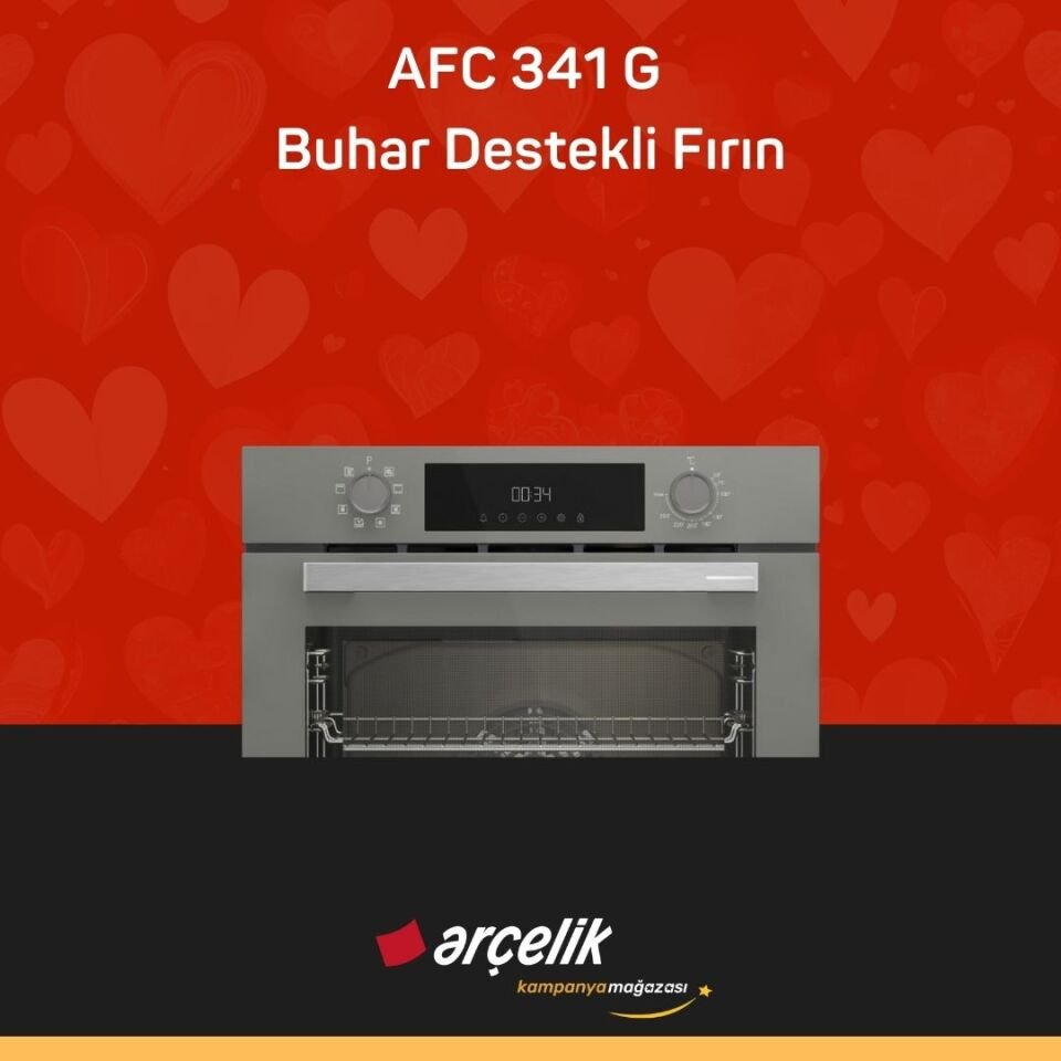 ARÇELİK AFC 341 G Buhar Destekli Fırın