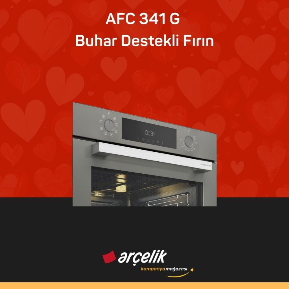 ARÇELİK AFC 341 G Buhar Destekli Fırın