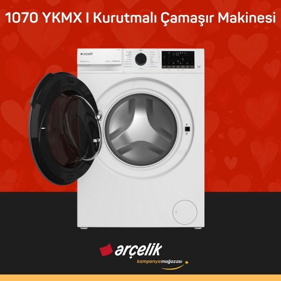 ARÇELİK 1070 YKMX I Kurutmalı Çamaşır Makinesi