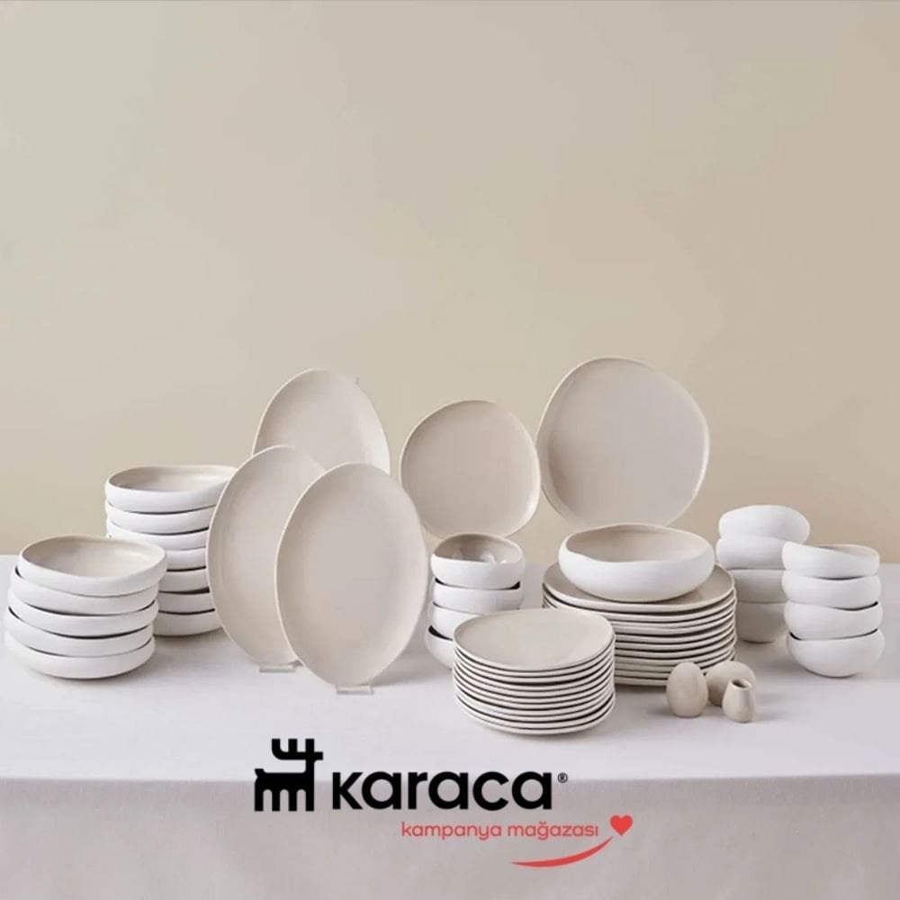 Karaca Earth Collection Cupid 59 Parça 12 Kişilik Yemek Takımı