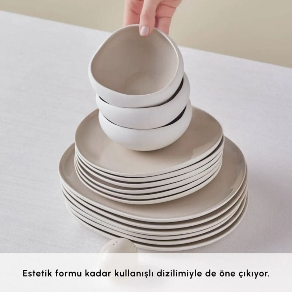 Karaca Earth Collection Cupid 59 Parça 12 Kişilik Yemek Takımı