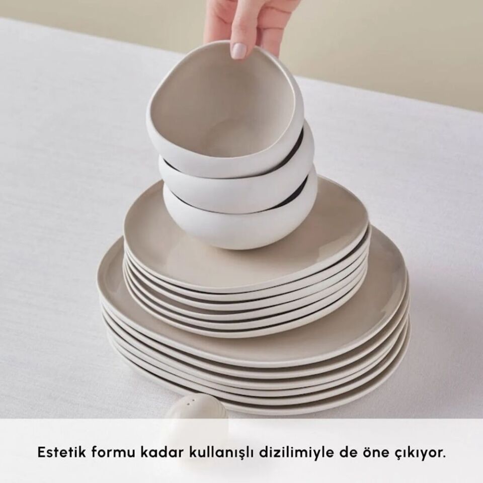 Karaca Earth Collection Cupid 59 Parça 12 Kişilik Yemek Takımı
