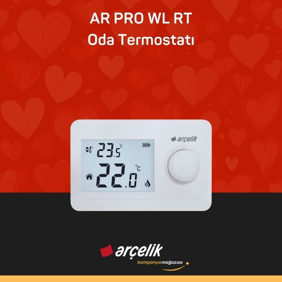 ARÇELİK AR PRO WL RT Oda Termostatı