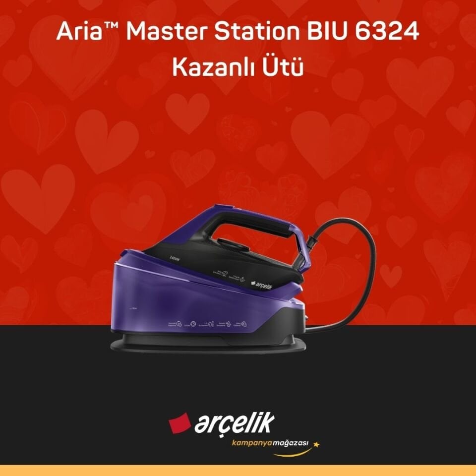 ARÇELİK Aria™ Master Station BIU 6324 Kazanlı Ütü