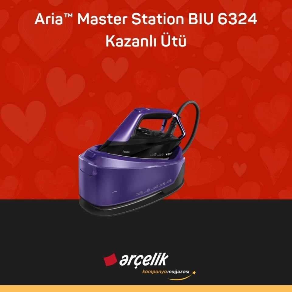ARÇELİK Aria™ Master Station BIU 6324 Kazanlı Ütü