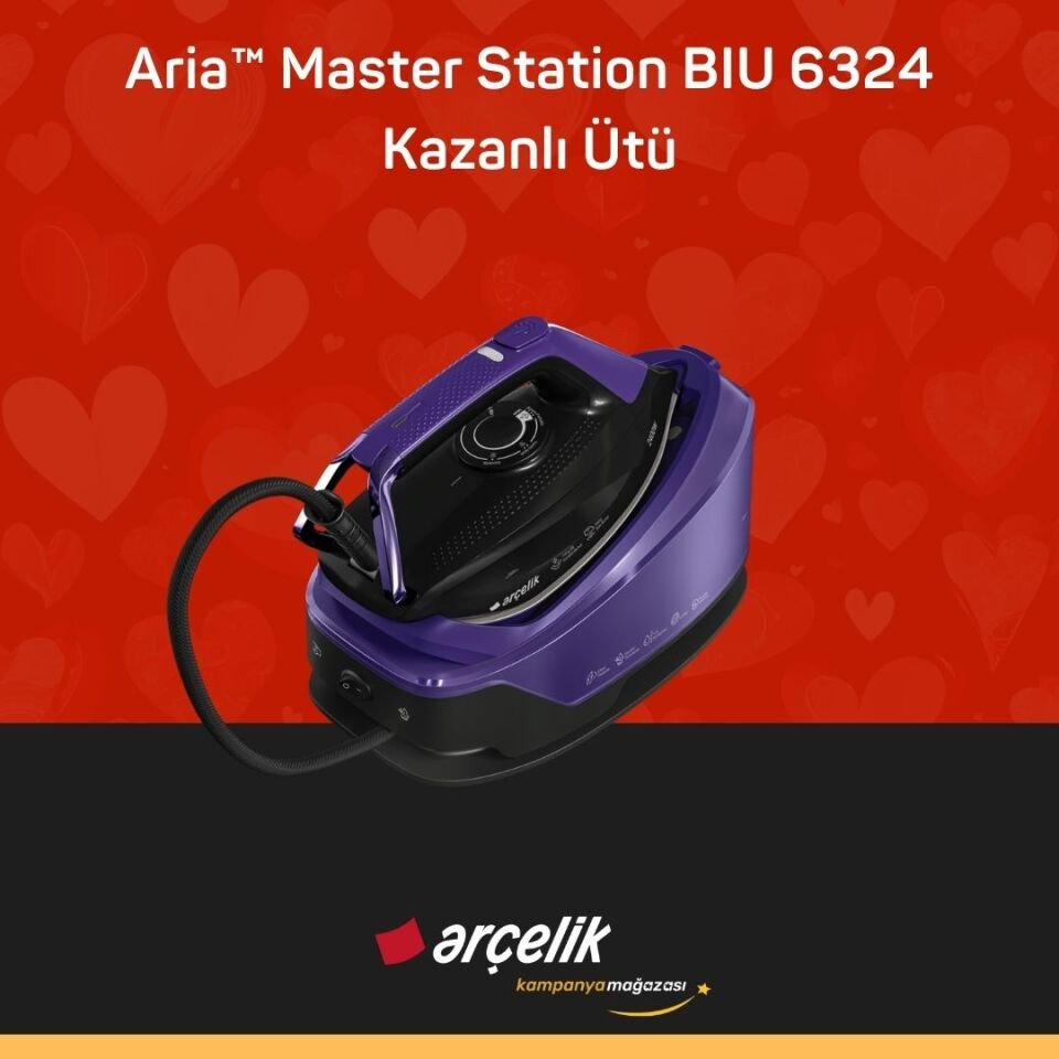 ARÇELİK Aria™ Master Station BIU 6324 Kazanlı Ütü