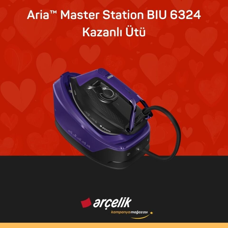 ARÇELİK Aria™ Master Station BIU 6324 Kazanlı Ütü
