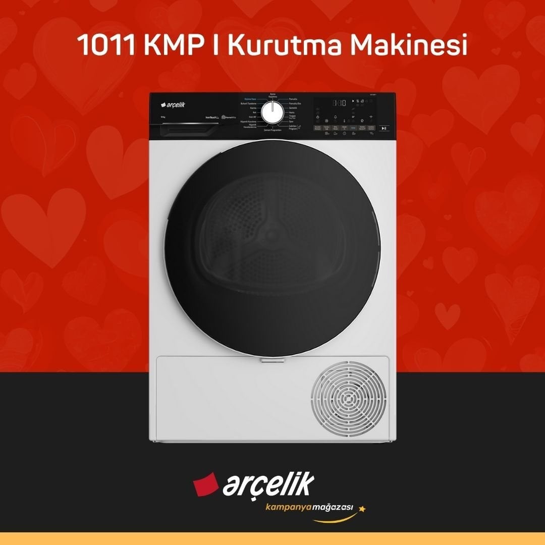 ARÇELİK 1011 KMP I 10 Kg Kurutma Makinesi