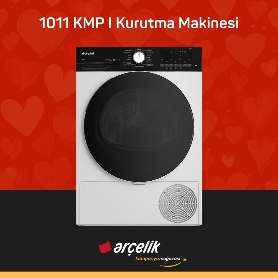 ARÇELİK 1011 KMP I 10 Kg Kurutma Makinesi