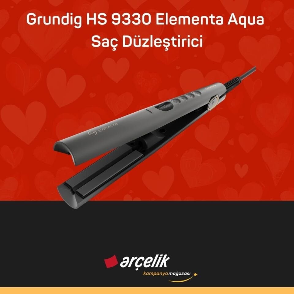 GRUNDIG Elementa Aqua Saç Düzleştirici