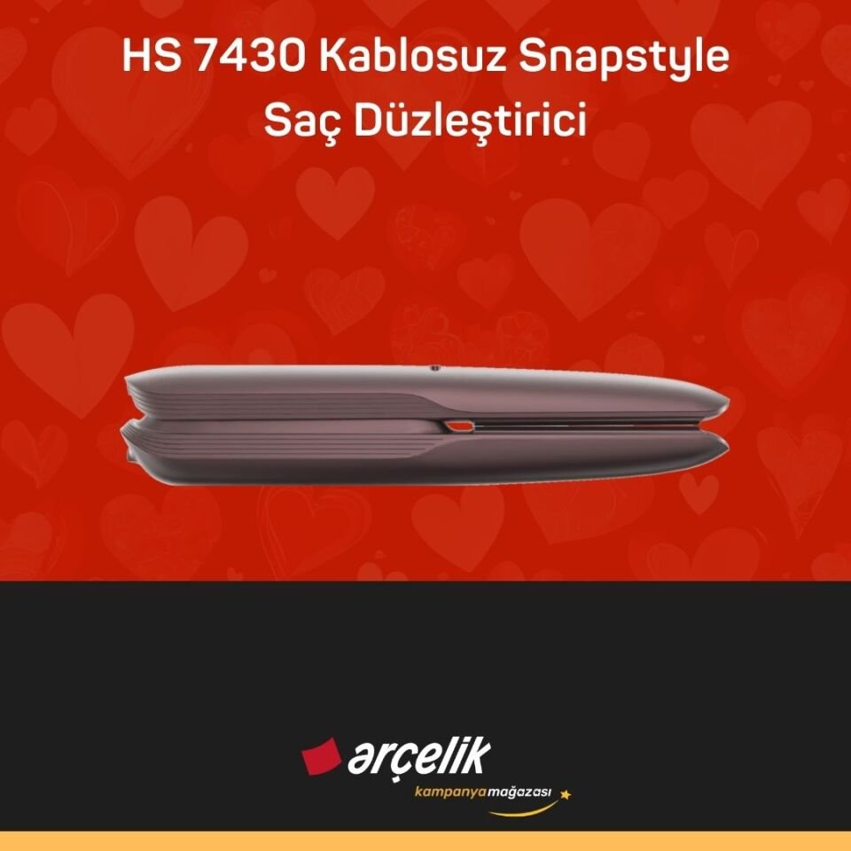 GRUNDIG HS 7430 Kablosuz Snapstyle Saç Düzleştirici
