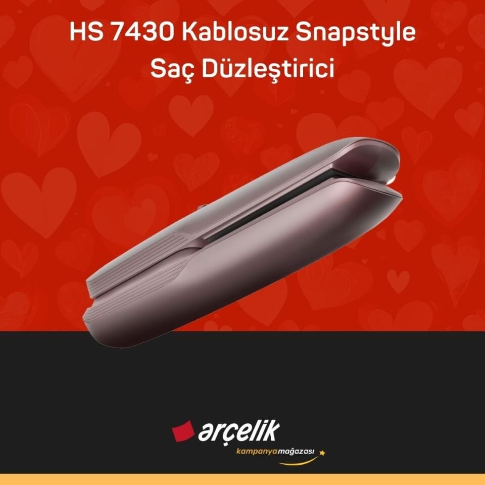 GRUNDIG HS 7430 Kablosuz Snapstyle Saç Düzleştirici