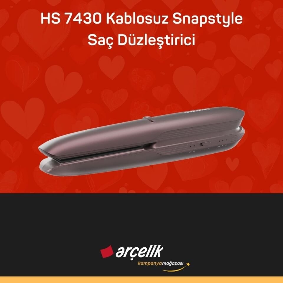 GRUNDIG HS 7430 Kablosuz Snapstyle Saç Düzleştirici