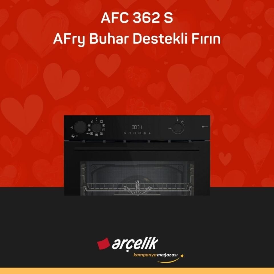 ARÇELİK AFC 362 S AFry Buhar Destekli Fırın