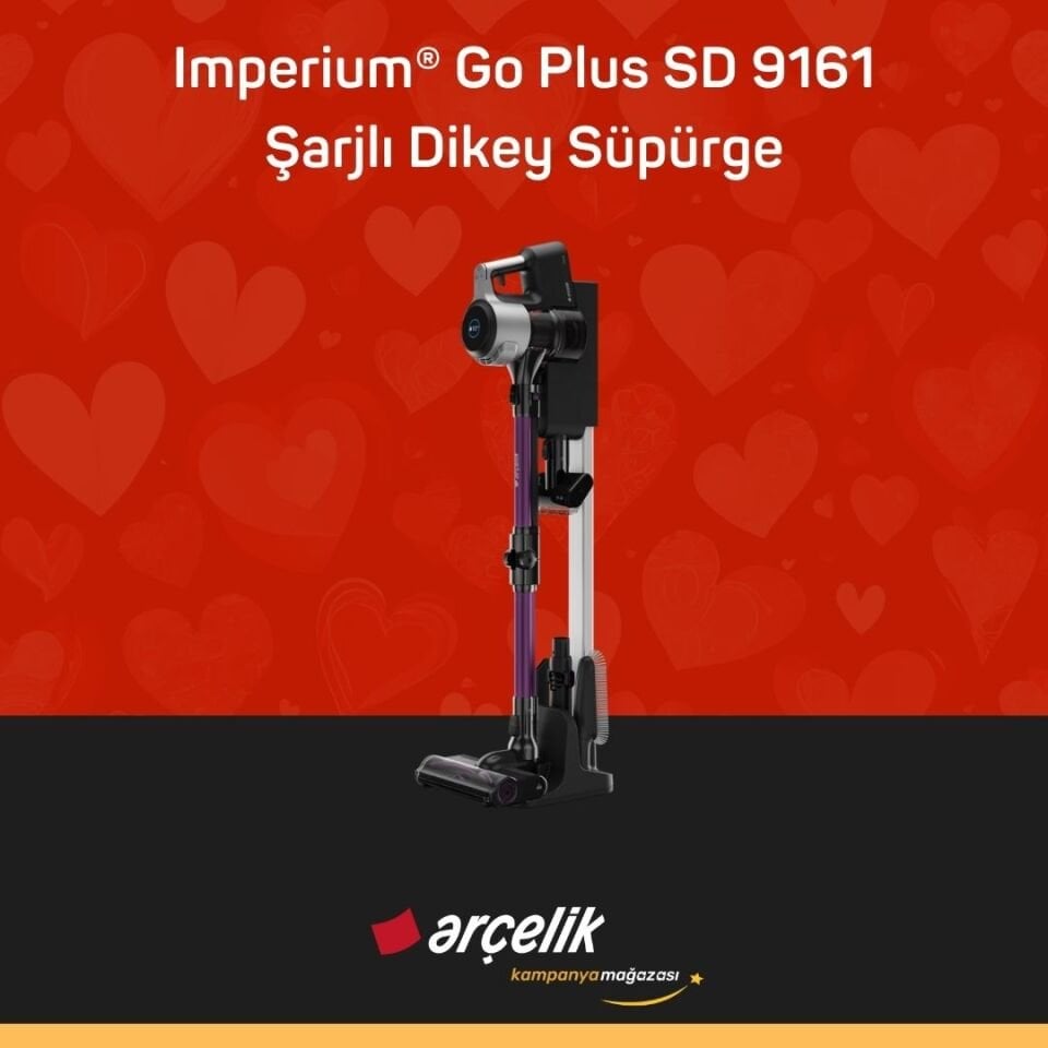 ARÇELİK Imperium® Go Plus SD 9161 Şarjlı Dikey Süpürge