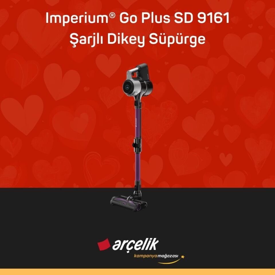 ARÇELİK Imperium® Go Plus SD 9161 Şarjlı Dikey Süpürge