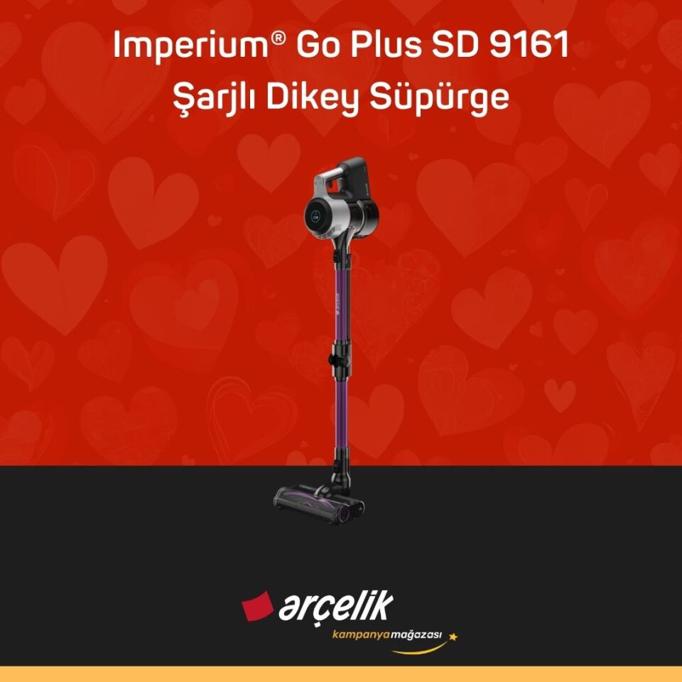 ARÇELİK Imperium® Go Plus SD 9161 Şarjlı Dikey Süpürge