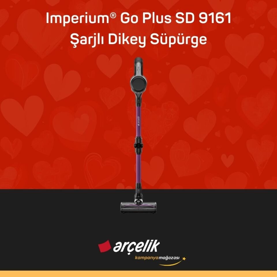 ARÇELİK Imperium® Go Plus SD 9161 Şarjlı Dikey Süpürge