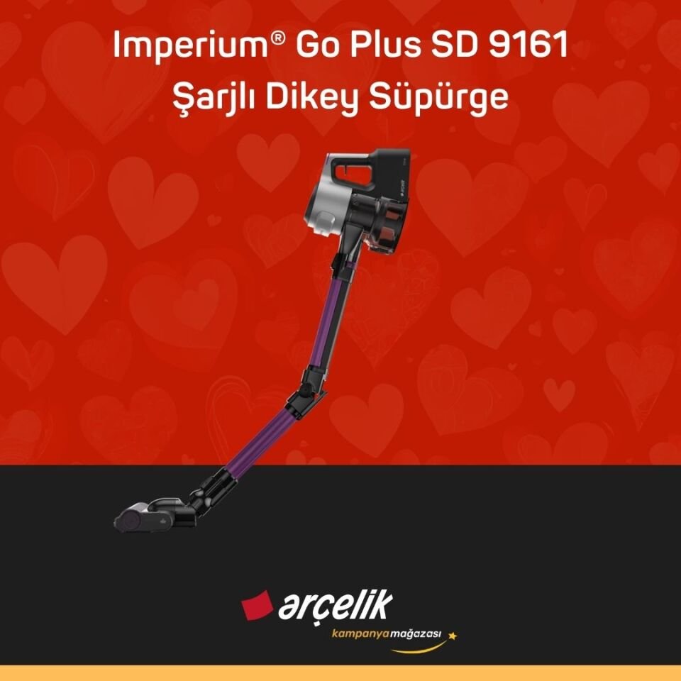 ARÇELİK Imperium® Go Plus SD 9161 Şarjlı Dikey Süpürge