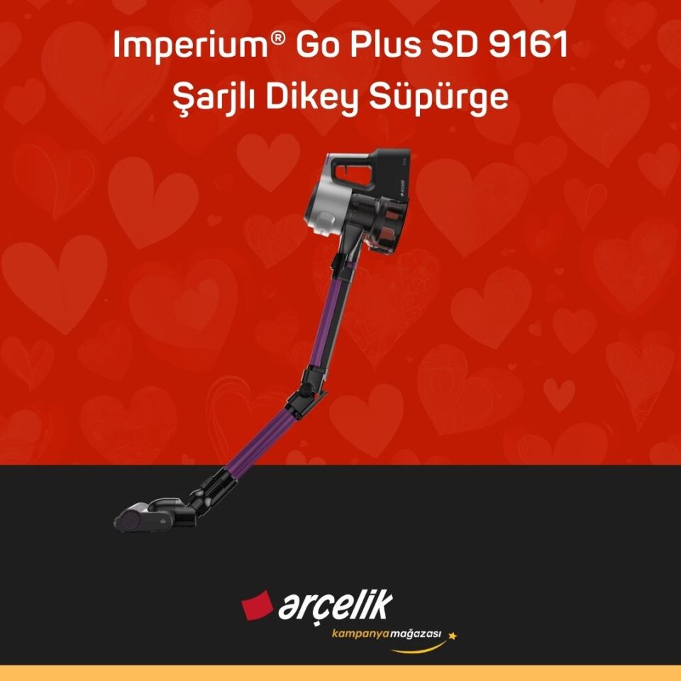 ARÇELİK Imperium® Go Plus SD 9161 Şarjlı Dikey Süpürge