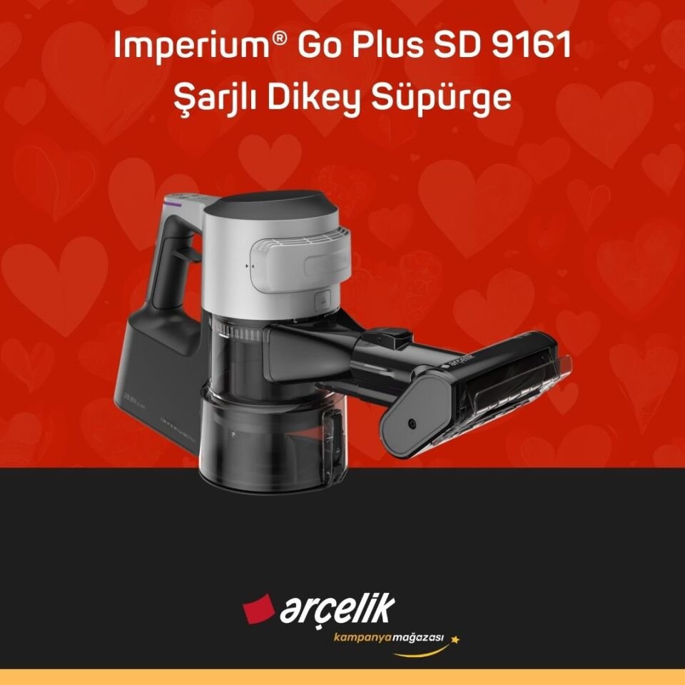 ARÇELİK Imperium® Go Plus SD 9161 Şarjlı Dikey Süpürge