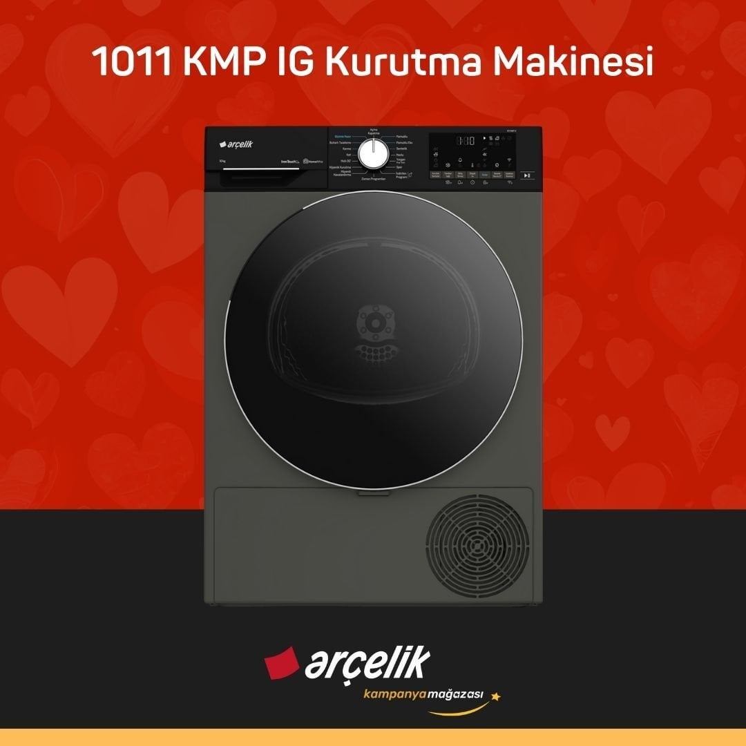ARÇELİK 1011 KMP IG 10 Kg Kurutma Makinesi