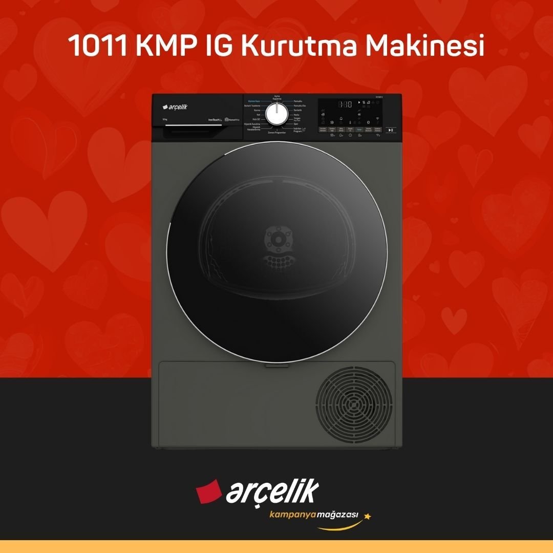 ARÇELİK 1011 KMP IG 10 Kg Kurutma Makinesi