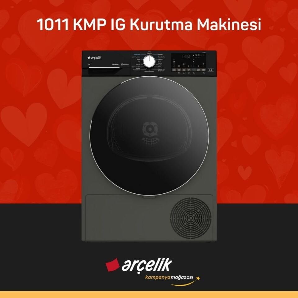 ARÇELİK 1011 KMP IG 10 Kg Kurutma Makinesi