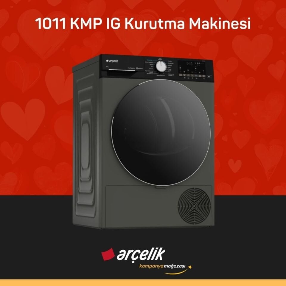 ARÇELİK 1011 KMP IG 10 Kg Kurutma Makinesi