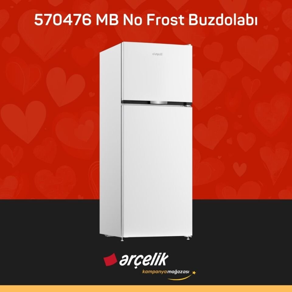 ARÇELİK 570476 MB Üstten Donduruculu Buzdolabı