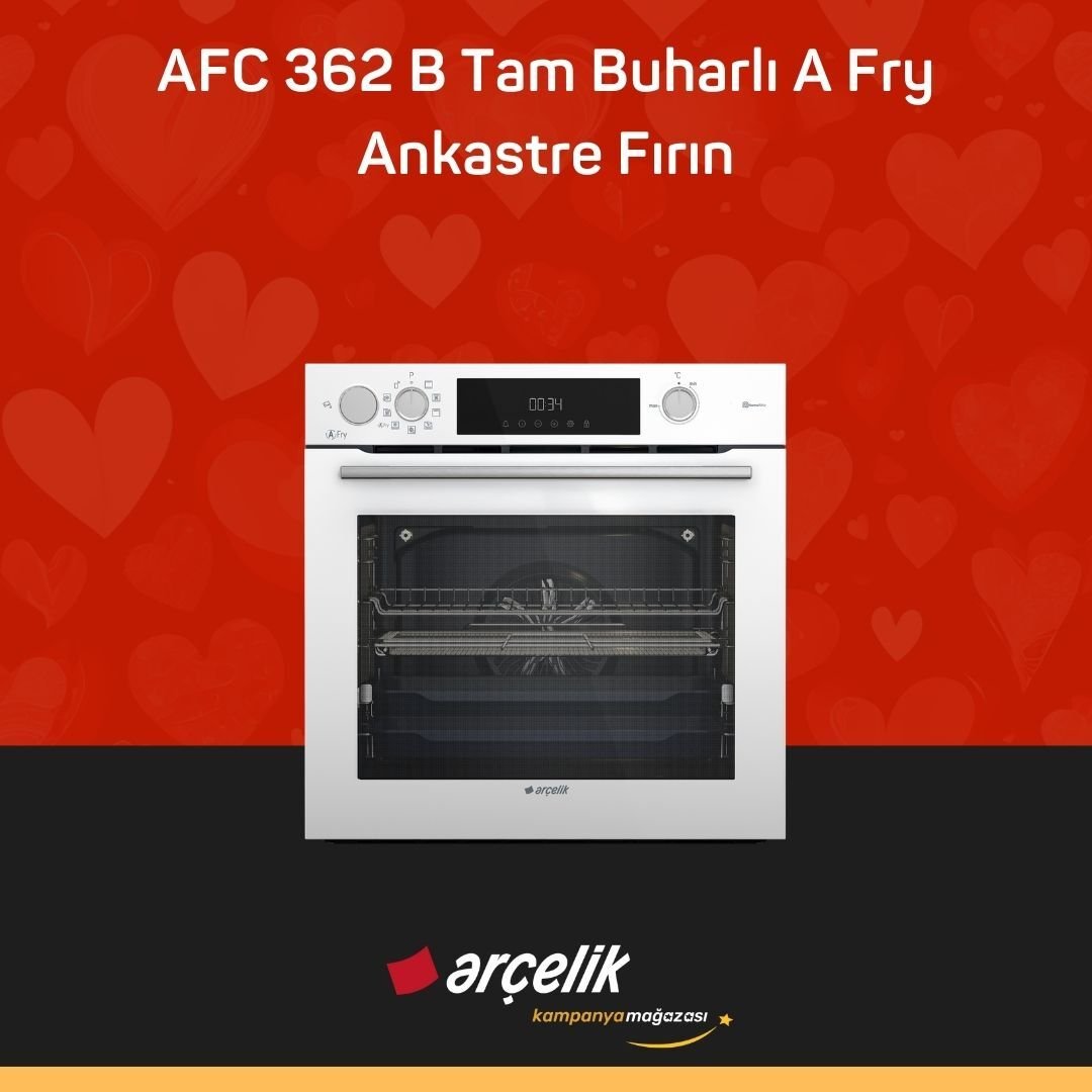 ARÇELİK AFC 362 B AFry Buhar Destekli Ankastre Fırın