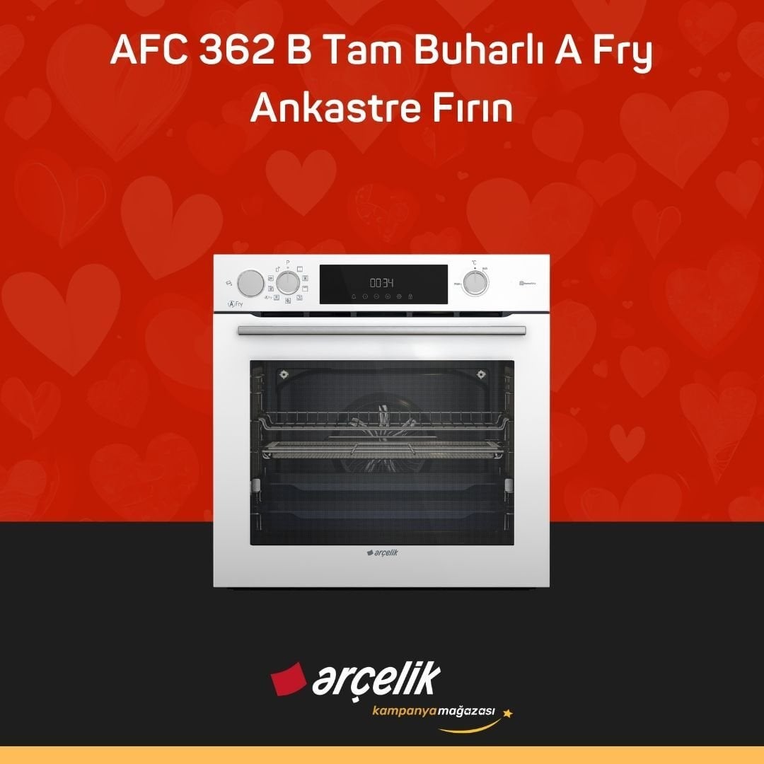 ARÇELİK AFC 362 B AFry Buhar Destekli Ankastre Fırın
