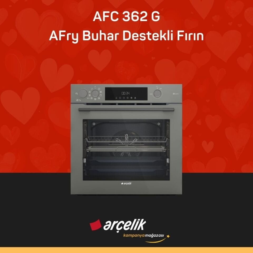 ARÇELİK AFC 362 G AFry Buhar Destekli Fırın