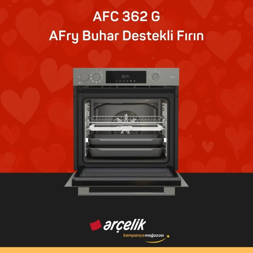 ARÇELİK AFC 362 G AFry Buhar Destekli Fırın