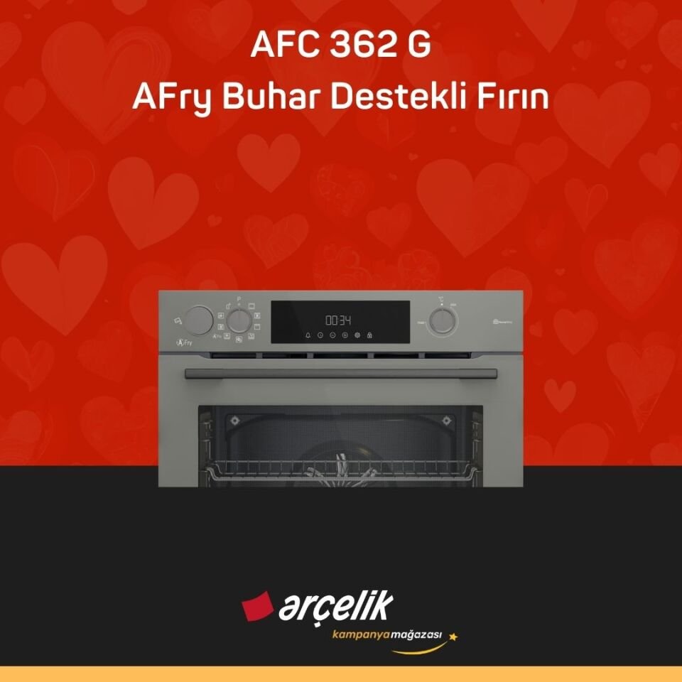 ARÇELİK AFC 362 G AFry Buhar Destekli Fırın