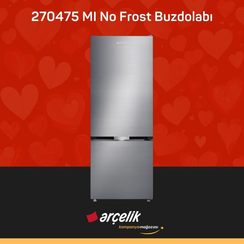 ARÇELİK 270475 MI Alttan Donduruculu Buzdolabı
