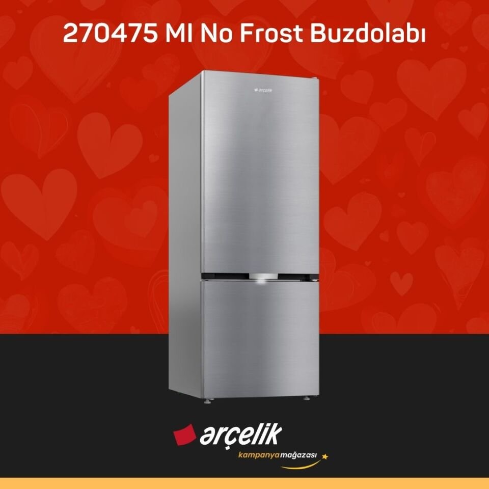 ARÇELİK 270475 MI Alttan Donduruculu Buzdolabı