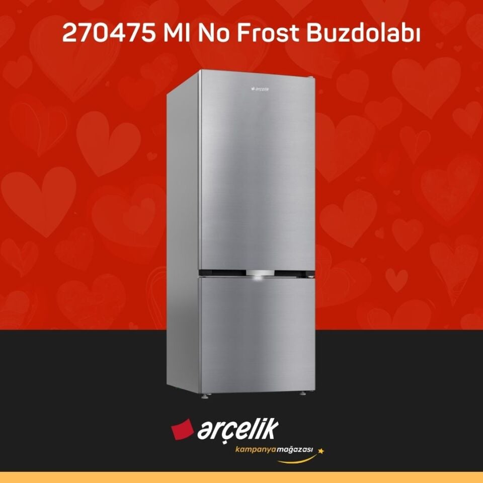 ARÇELİK 270475 MI Alttan Donduruculu Buzdolabı