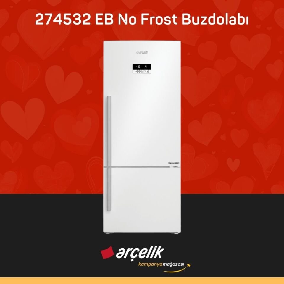 ARÇELİK 274532 EB Alttan Donduruculu Buzdolabı