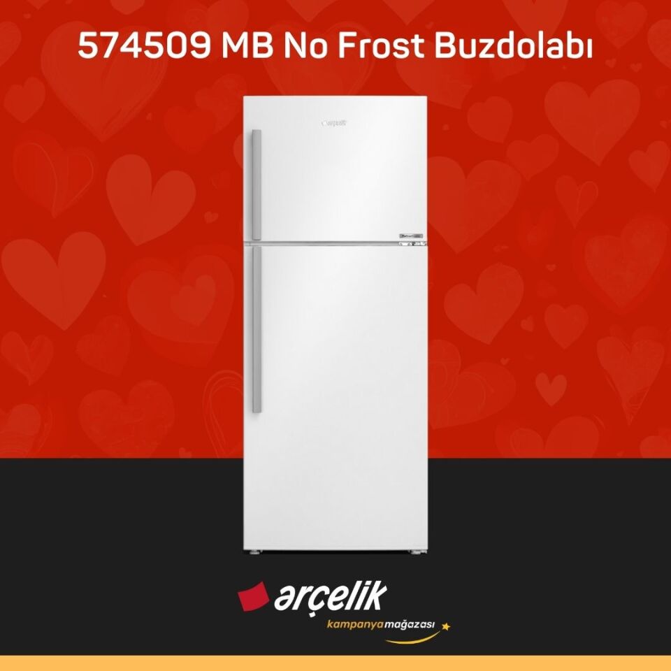 ARÇELİK 574509 MB Üstten Donduruculu Buzdolabı