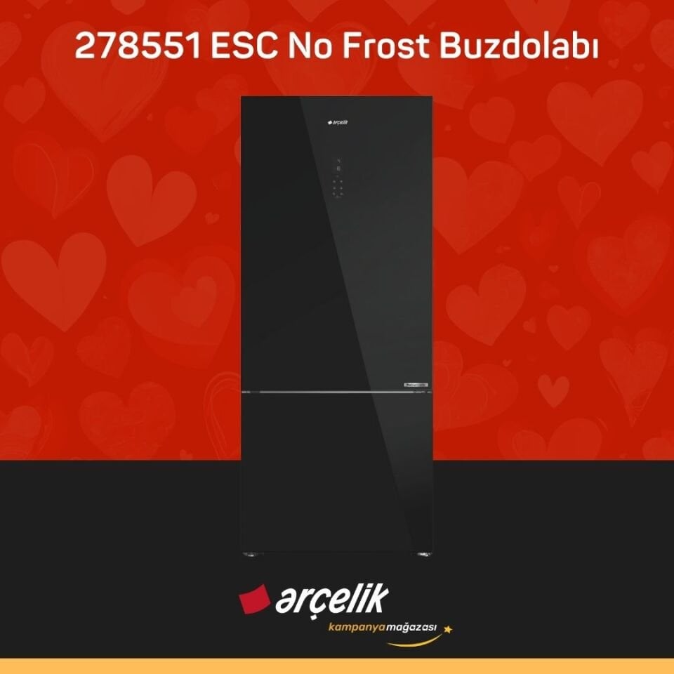 ARÇELİK 278551 ESC Alttan Donduruculu Buzdolabı