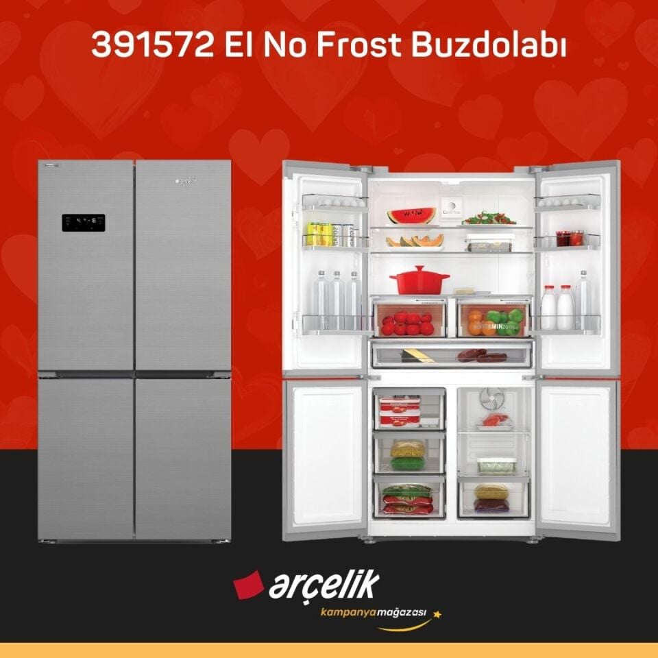 ARÇELİK 391572 EI Gardırop Tipi Buzdolabı